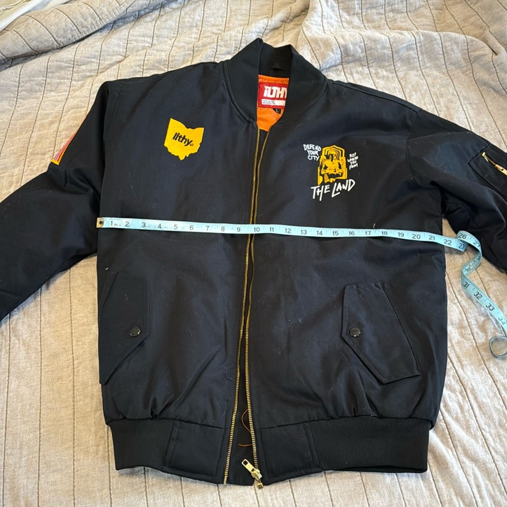 Ilthy Cleveland is the reason bomber jacket, large